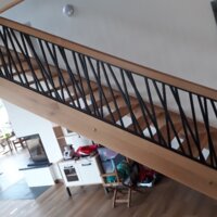 Holztreppe von Schreinerei Haltmaier 